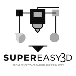 SUPEREASY3D FROM CLICK TO CREATION THE EASY WAY logo
