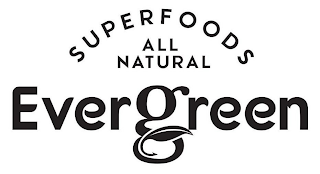 SUPERFOODS ALL NATURAL EVERGREEN logo