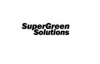 SUPERGREEN SOLUTIONS logo