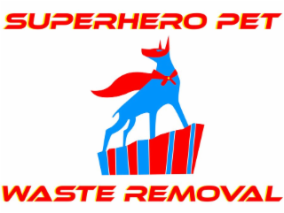 SUPERHERO PET WASTE REMOVAL logo