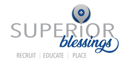 SUPERIOR BLESSINGS RECRUIT EDUCATE PLACE logo