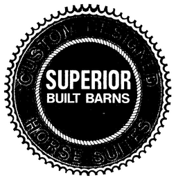 SUPERIOR BUILT BARNS CUSTOM DESIGNED HORSE SUITES logo