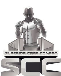SUPERIOR CAGE COMBAT SCC logo