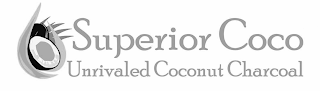 SUPERIOR COCO UNRIVALED COCONUT CHARCOAL logo