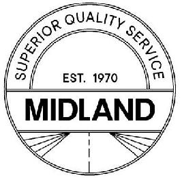SUPERIOR QUALITY SERVICE EST. 1970 MIDLAND logo