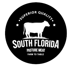 SUPERIOR QUALITY SOUTH FLORIDA PASTURE MEAT FARM TO TABLE logo