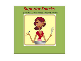 SUPERIOR SNACKS GOURMET SNACKS MADE SIMPLY & LOCALLY logo