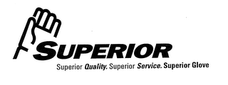 SUPERIOR SUPERIOR QUALITY. SUPERIOR SERVICE. SUPERIOR GLOVE logo