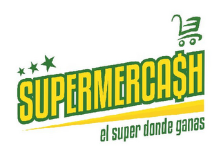 SUPERMERCA$H EL SUPER DONDE GANAS logo