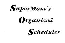 SUPERMOM'S ORGANIZED SCHEDULER logo