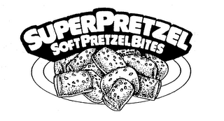 SUPERPRETZEL SOFT PRETZEL BITES logo