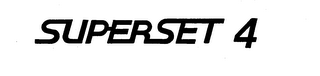 SUPERSET 4 logo