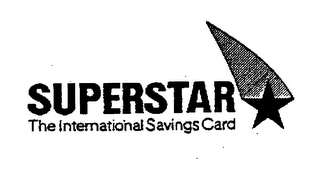 SUPERSTAR THE INTERNATIONAL SAVINGS CARD logo