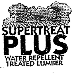 SUPERTREAT PLUS WATER REPELLENT TREATED LUMBER logo