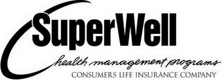 SUPERWELL HEALTH MANAGEMENT PROGRAMS CONSUMERS LIFE INSURANCE COMPANY logo