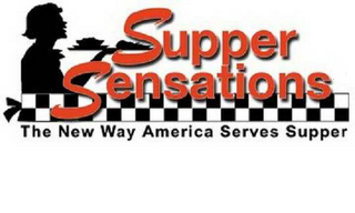 SUPPER SENSATIONS THE NEW WAY AMERICA SERVES SUPPER logo