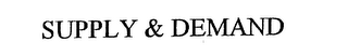 SUPPLY & DEMAND logo