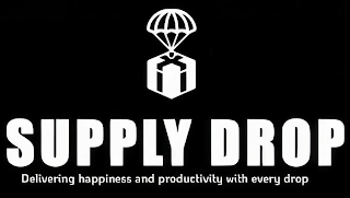SUPPLY DROP DELIVERING HAPPINESS AND PRODUCTIVITY WITH EVERY DROP logo