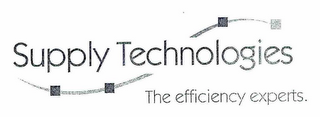 SUPPLY TECHNOLOGIES THE EFFICIENCY EXPERTS. logo