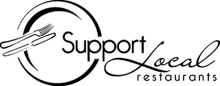 SUPPORT LOCAL RESTAURANTS logo