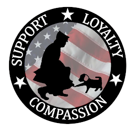 SUPPORT LOYALTY COMPASSION logo
