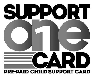 SUPPORT ONE CARD PRE-PAID CHILD SUPPORT CARD logo