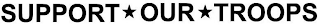 SUPPORT OUR TROOPS logo