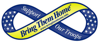 SUPPORT OUR TROOPS BRING THEM HOME logo