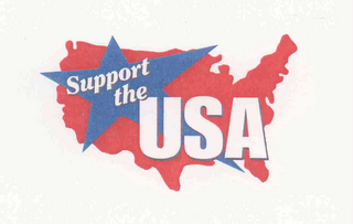 SUPPORT THE USA logo