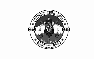 SUPPORT YOUR LOCAL SPECIAL FORCES BROTHERHOOD MC EST 2010 logo
