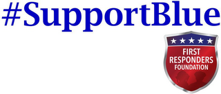 #SUPPORTBLUE FIRST RESPONDERS FOUNDATION logo