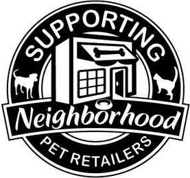 SUPPORTING NEIGHBORHOOD PET RETAILERS logo