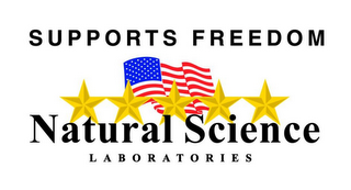SUPPORTS FREEDOM NATURAL SCIENCE LABORATORIES logo