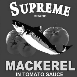 SUPREME BRAND MACKEREL IN TOMATO SAUCE logo