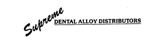 SUPREME DENTAL ALLOY DISTRIBUTORS logo