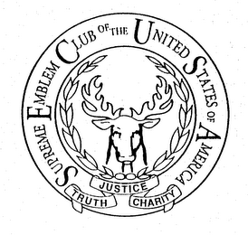 SUPREME EMBLEM CLUB OF THE UNITED STATES OF AMERICA JUSTICE TRUTH CHARITY logo