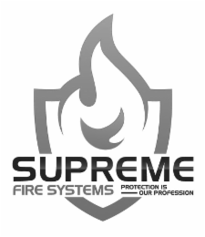 SUPREME FIRE SYSTEMS PROTECTION IS OUR PROFESSION logo