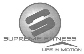 SUPREME FITNESS LIFE IN MOTION S logo