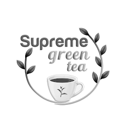 SUPREME GREEN TEA logo