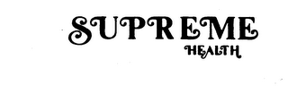 SUPREME HEALTH logo