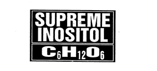 SUPREME INOSITOL C6H12O6 logo