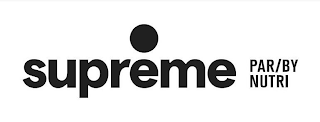 SUPREME PAR/ BY NUTRI logo