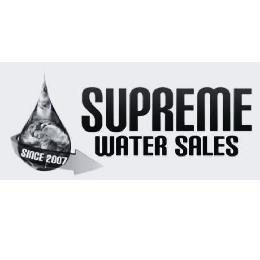 SUPREME WATER SALES SINCE 2007 logo