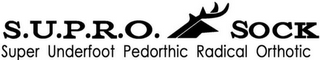 S.U.P.R.O. SOCK SUPER UNDERFOOT PEDORTHIC RADICAL ORTHOTIC logo