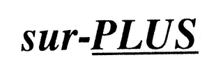 SUR-PLUS logo