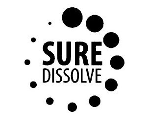 SURE DISSOLVE logo