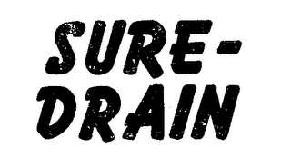 SURE DRAIN logo