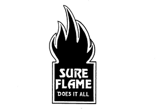 SURE FLAME DOES IT ALL logo