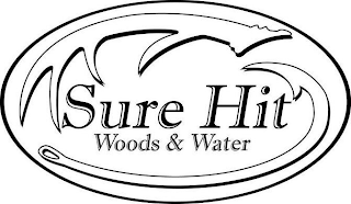 SURE HIT WOODS & WATER logo