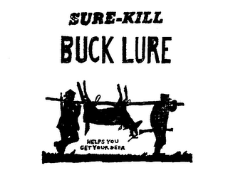 SURE-KILL BUCK LURE HELPS YOU GET YOUR DEER logo